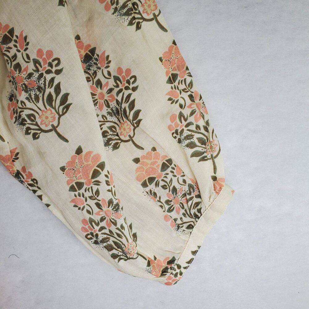 sz L Let Me Be Anthropology Wonton Flower Print Maxi Dress Free People Letmebe - Picture 12 of 14